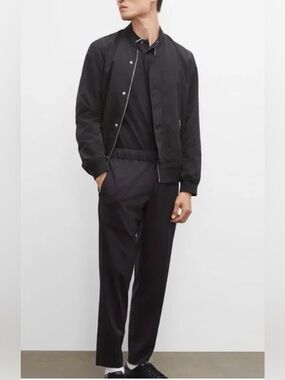 NWT Club Monaco Elasticated Trousers - Black SZ Small